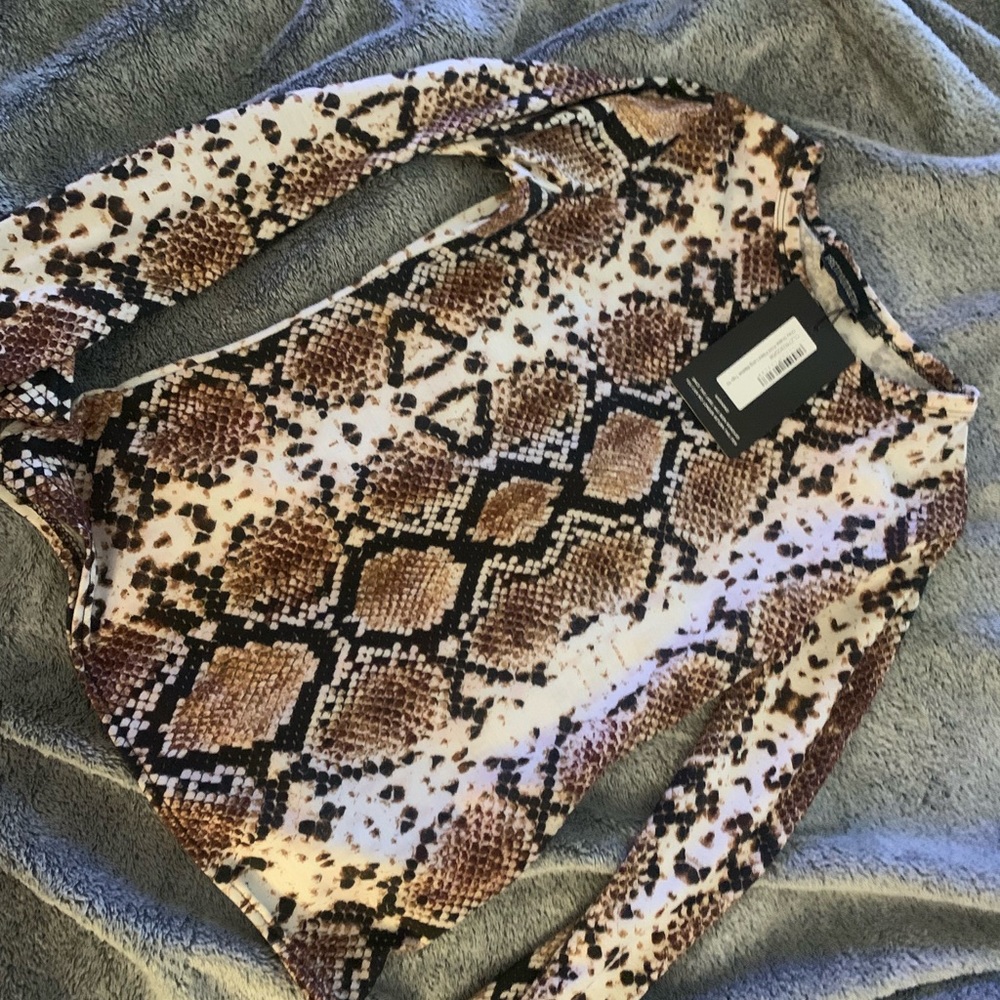 Snake Print top